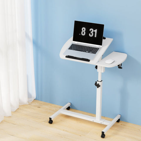 Artiss Laptop Desk Table Fan Cooling White 60CM Chez Guru