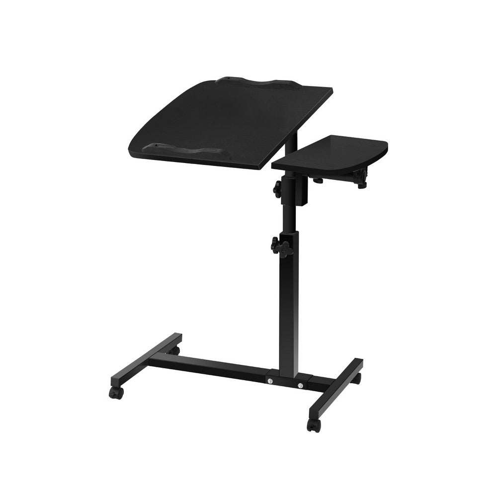 Artiss Laptop Desk Table Fan Cooling Black 60CM Chez Guru
