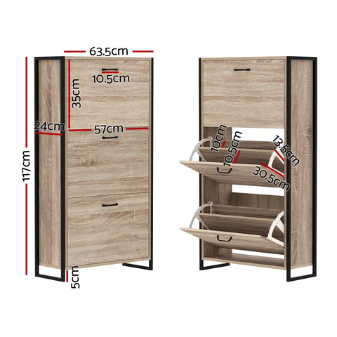 Artiss Shoe Rack Cabinet Adjustable Shelves 24 Pairs Tim Chez Guru