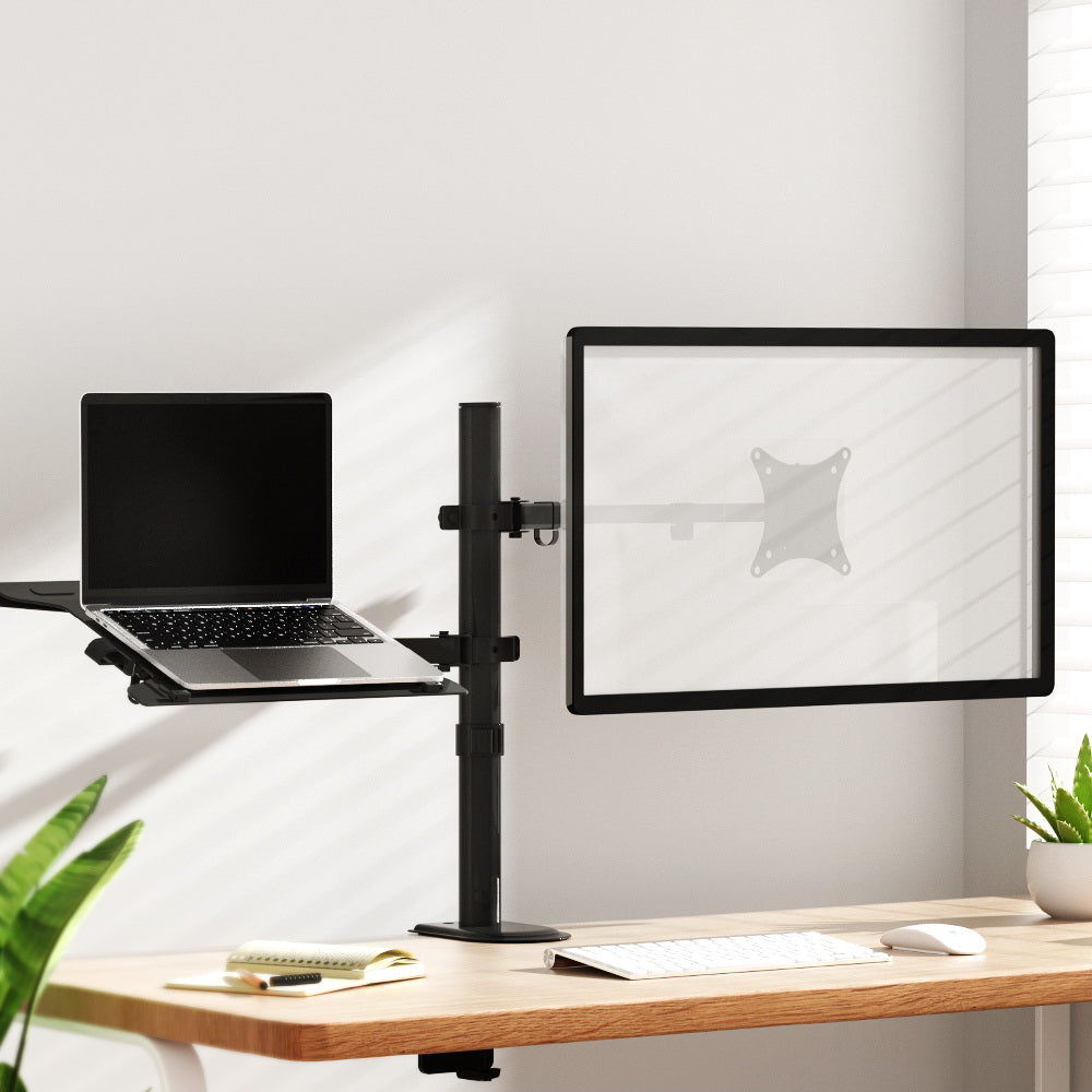 Artiss Monitor Arm Desk Mount Laptop Tray Chez Guru