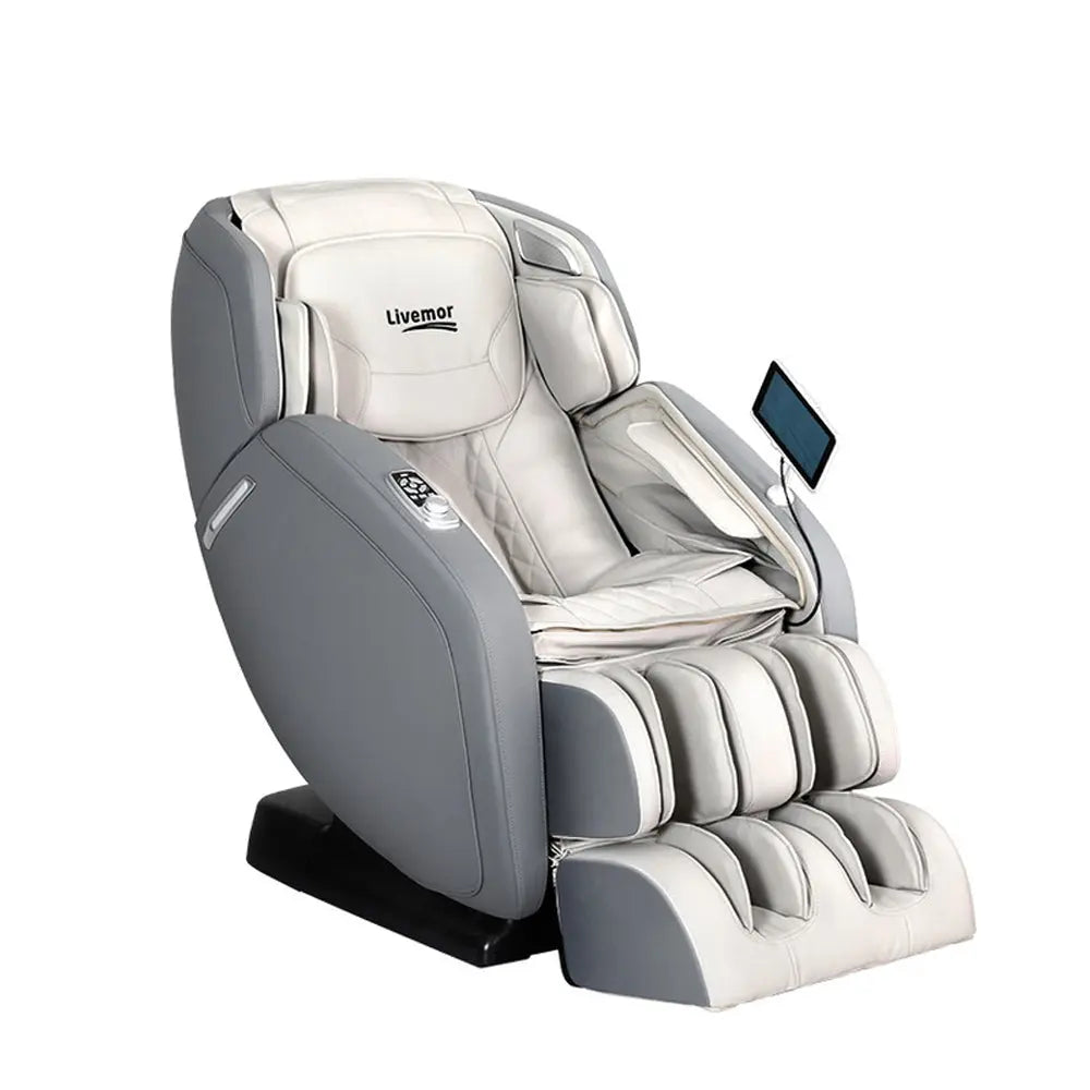 Livemor 4D Massage Chair Electric Recliner Home Massager Gary - Chez Guru