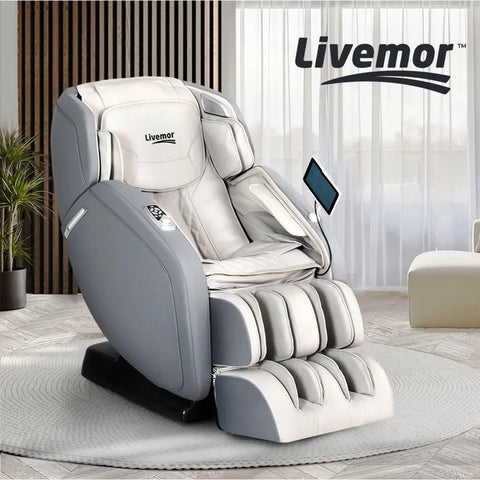 Livemor 4D Massage Chair Electric Recliner Home Massager Gary - Chez Guru