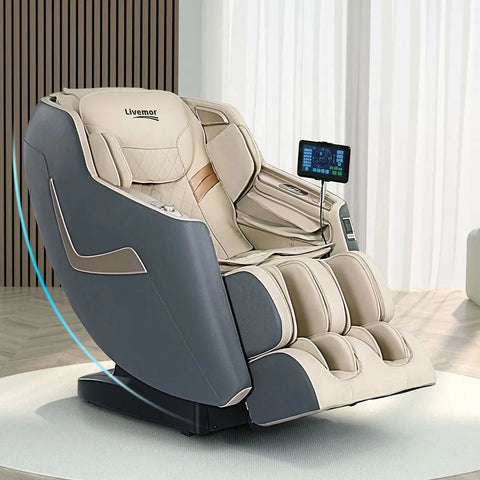 Livemor Massage Chair Electric Recliner Home Massager 3D Opal - Chez Guru
