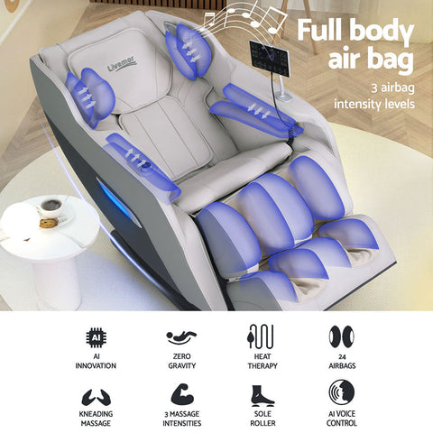 Livemor Massage Chair Electric Recliner Home Massager Brisa Chez Guru