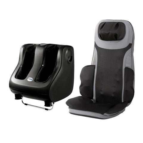 Livemor Full Back Massage Seat Cushion Heating With 360° Foot Massagers