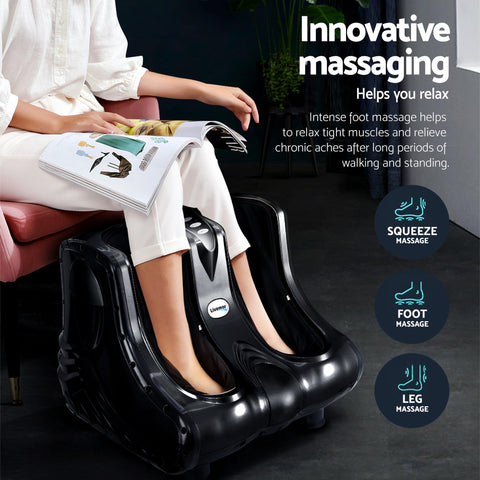 Livemor Massage Cushion Heating Massage Seats With Calf Foot Massager
