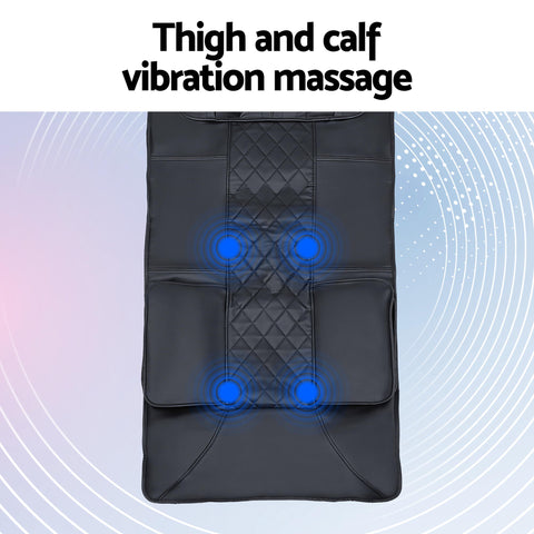 Livemor Massage Mat Heated Kneading Neck Massager Lumbar Airbag Stretch
