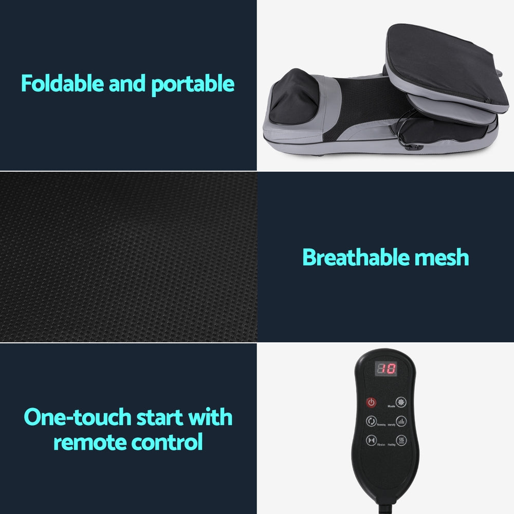 Livemor 8-nodes Full Back Massage Cushion Heating Massage Seats Chez Guru