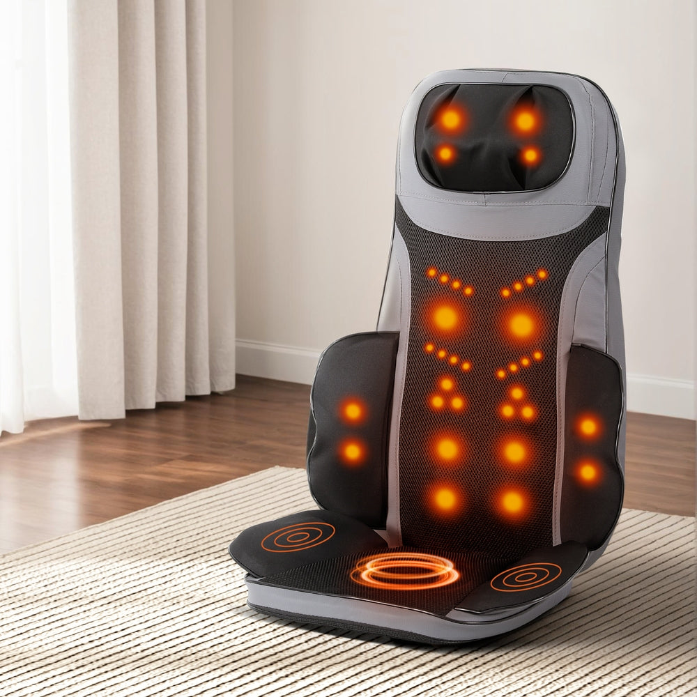 Livemor 8-nodes Full Back Massage Cushion Heating Massage Seats Chez Guru