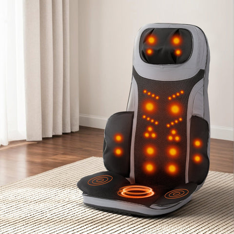 Livemor 8-nodes Full Back Massage Cushion Heating Massage Seats Chez Guru
