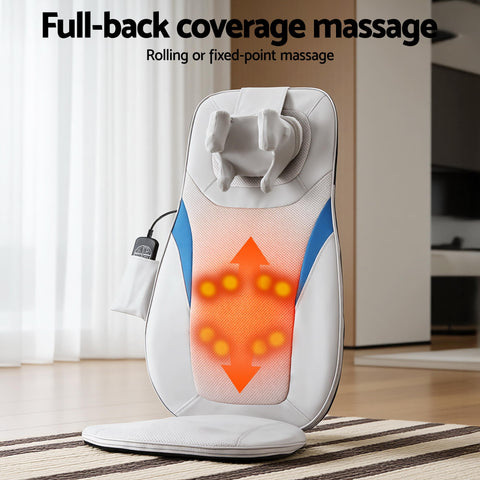 Livemor Full Back Massage Cushion 3D Kneading Heating Massage Seats