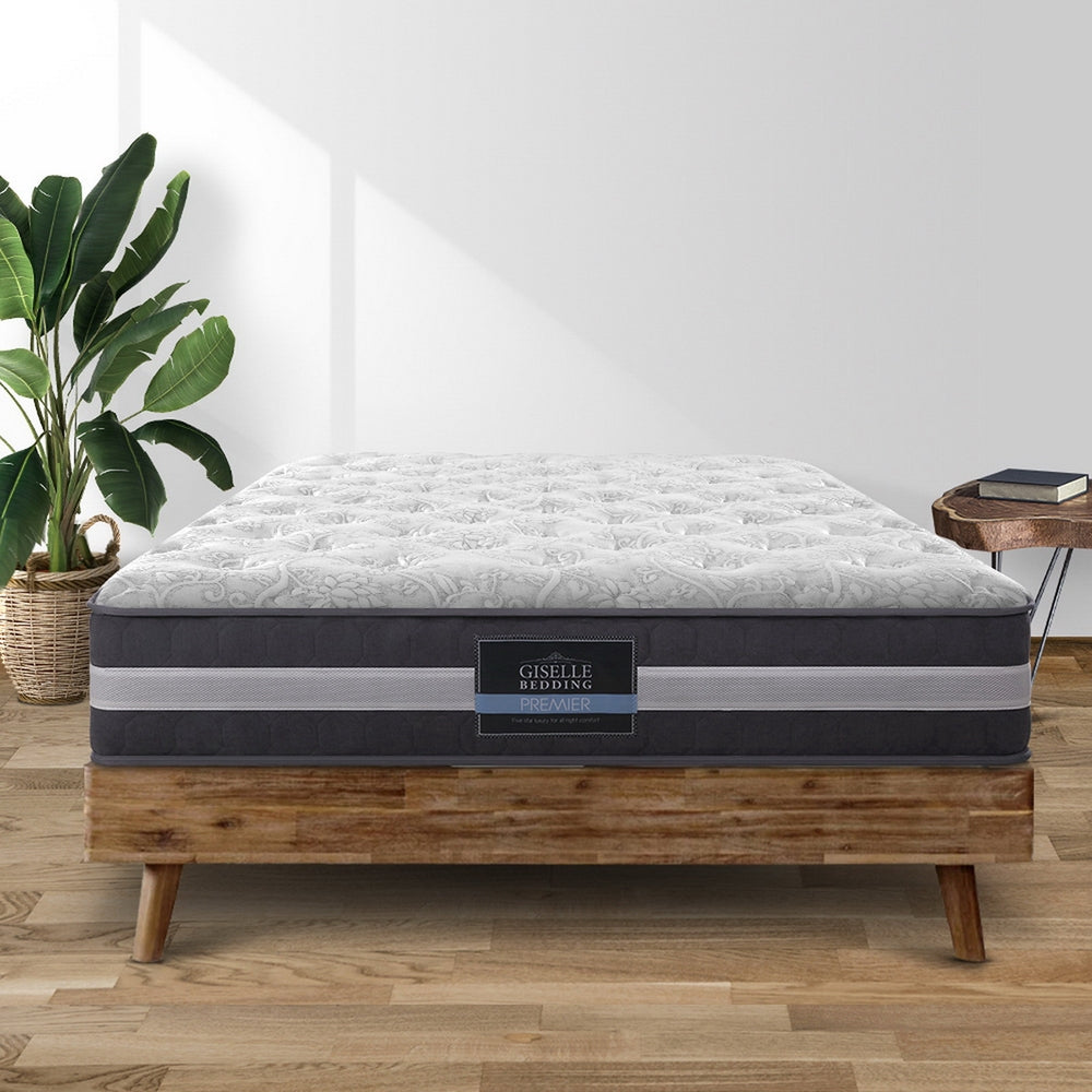 Giselle Bedding 30cm Mattress Pocket Spring King Chez Guru
