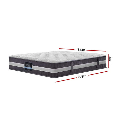 Giselle Bedding 30cm Mattress Pocket Spring King Chez Guru