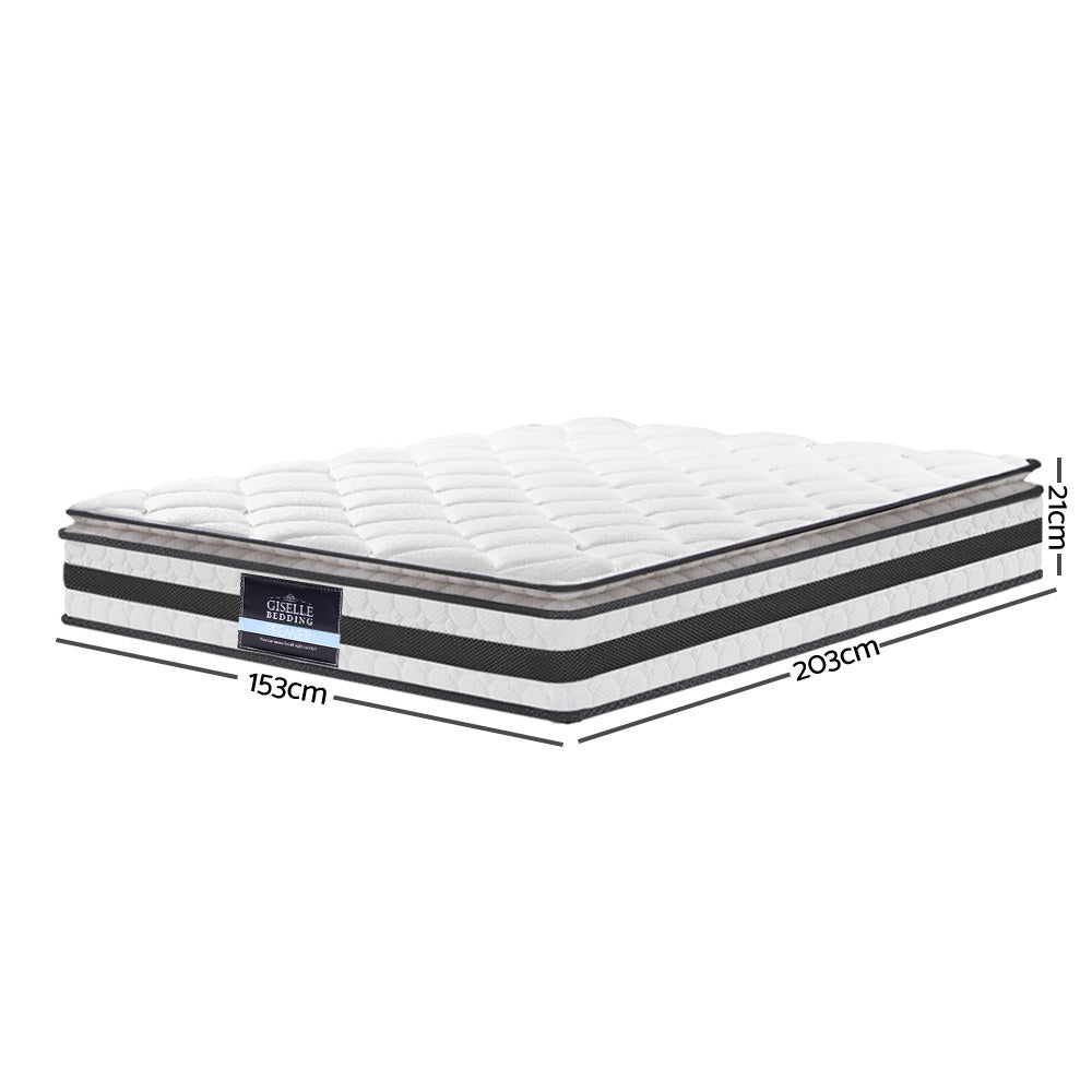 Giselle Bedding 21cm Mattress Pillow Top Queen Chez Guru