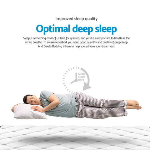 Giselle Bedding 21cm Mattress Pillow Top Queen Chez Guru