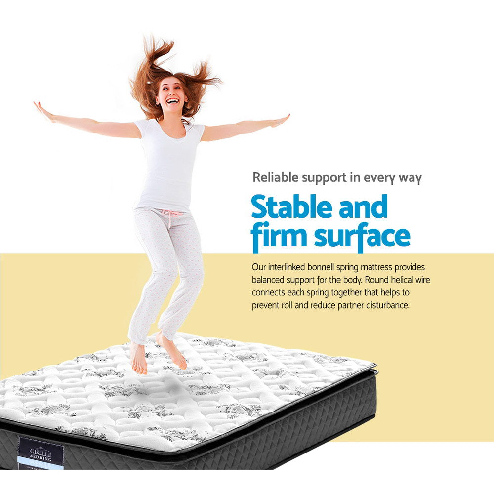Giselle Bedding 24cm Mattress Pillow Top Double Chez Guru