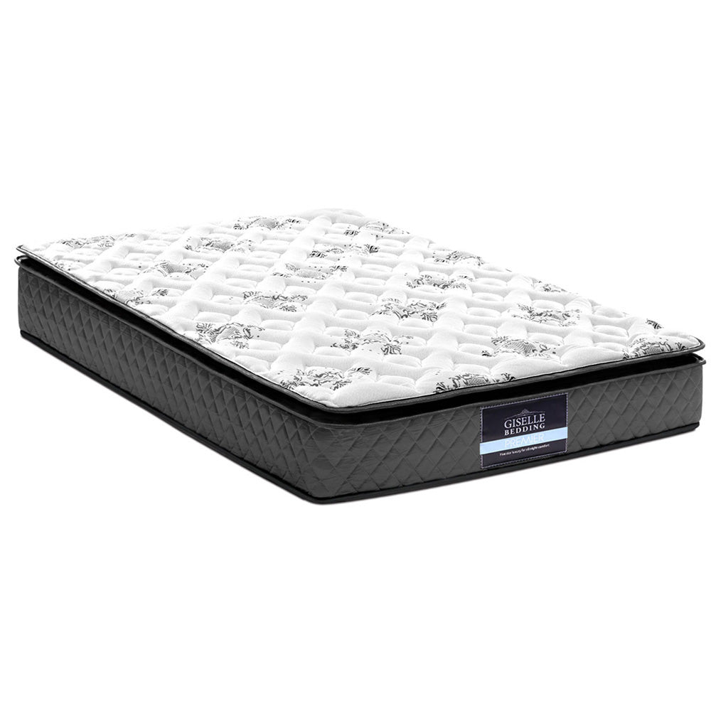 Giselle Bedding 24cm Mattress Pillow Top King Single Chez Guru