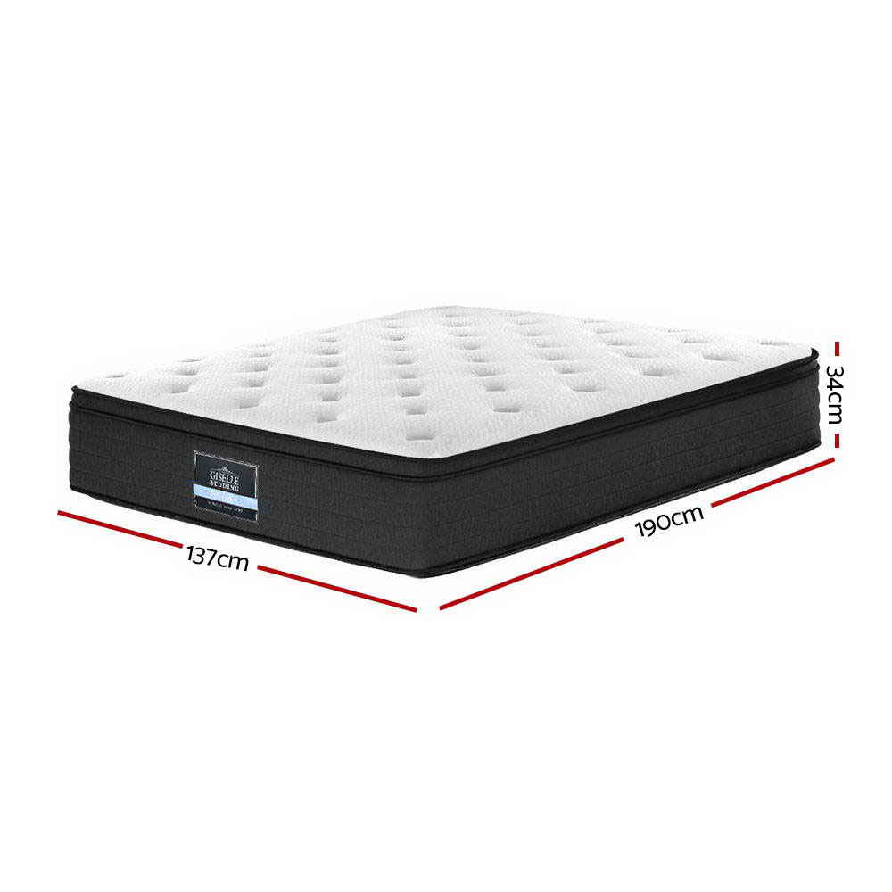 Giselle Bedding 34cm Mattress Euro Top Double Chez Guru