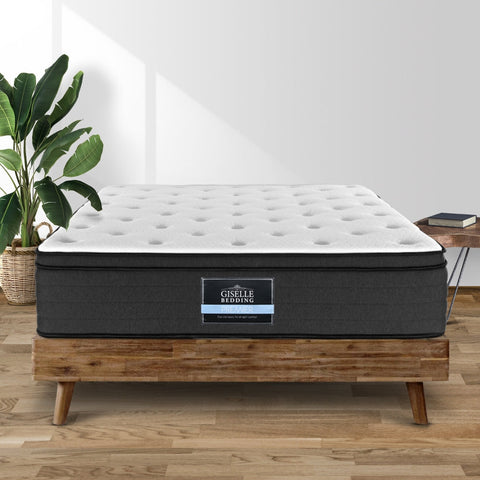 Giselle Bedding 34cm Mattress Euro Top Queen Chez Guru