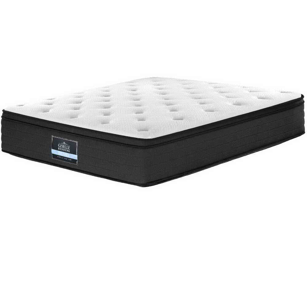 Giselle Bedding 34cm Mattress Euro Top Queen Chez Guru