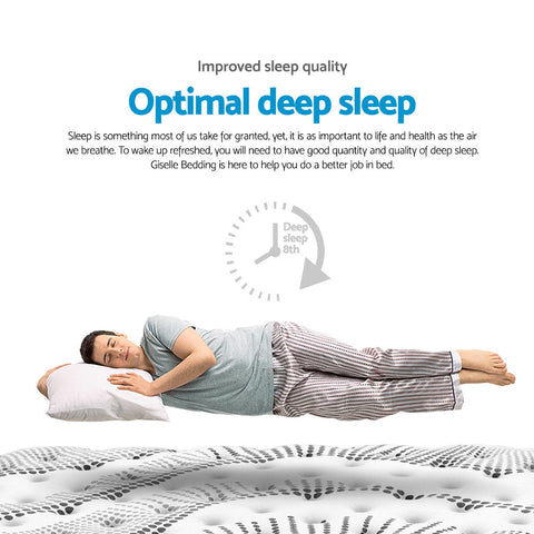 Giselle Bedding 32cm Mattress Euro Top King Single Chez Guru