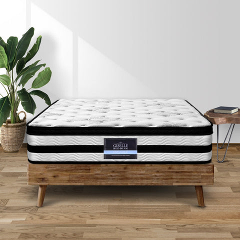 Giselle Bedding 34cm Mattress Euro Top Pocket Spring King Single Chez Guru