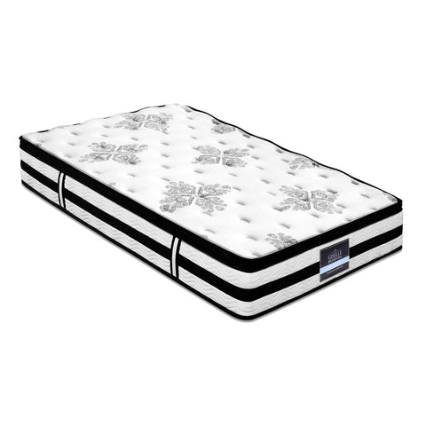 Giselle Bedding 34cm Mattress Euro Top Pocket Spring Single Chez Guru