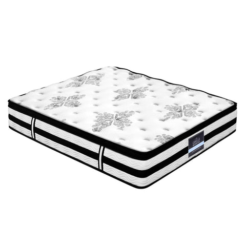Giselle Bedding 34cm Mattress Euro Top Pocket Spring Super King Chez Guru