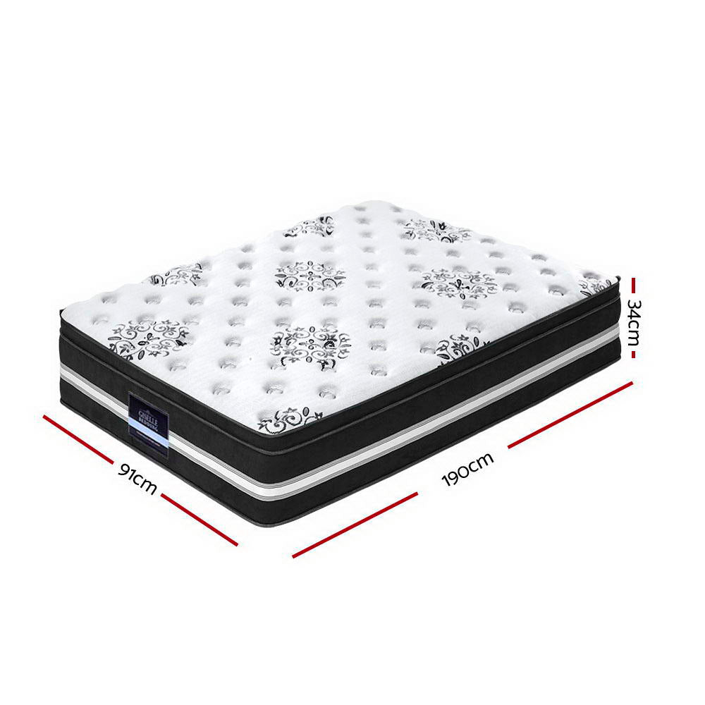 Giselle Bedding 34cm Mattress Cool Gel Memory Foam Single Chez Guru