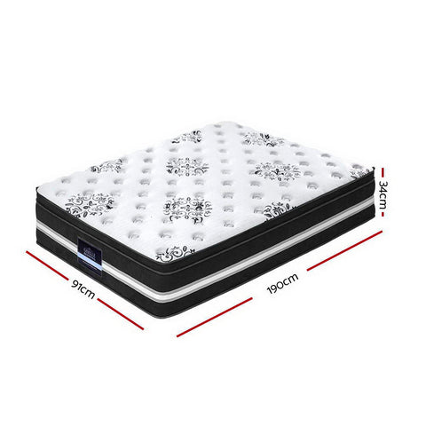 Giselle Bedding 34cm Mattress Cool Gel Memory Foam Single Chez Guru