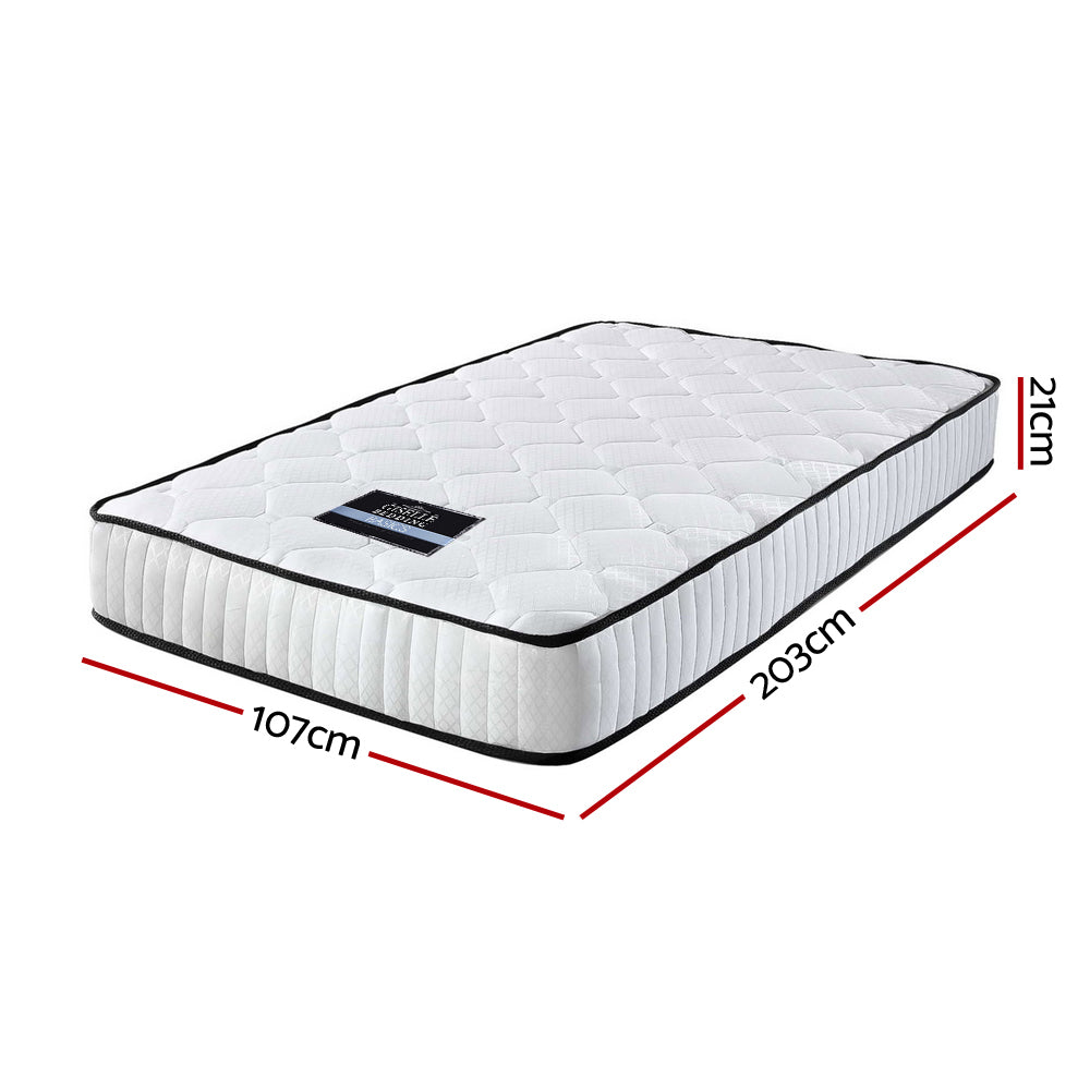 Giselle Bedding 21cm Mattress Tight Top King Single Chez Guru