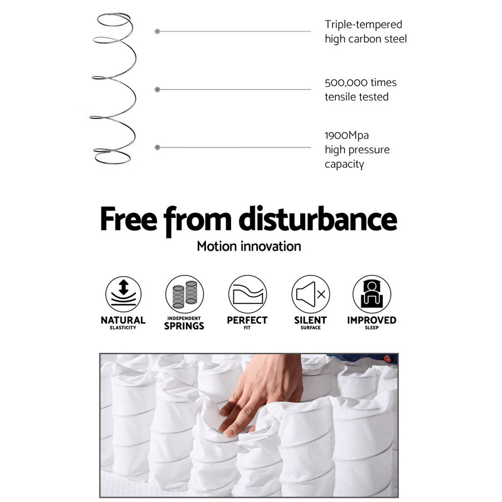 Giselle Bedding 34cm Mattress Cool Gel Memory Foam 7 Zone King Chez Guru