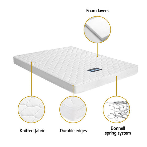 Giselle Bedding 13cm Mattress Tight Top King Single Chez Guru