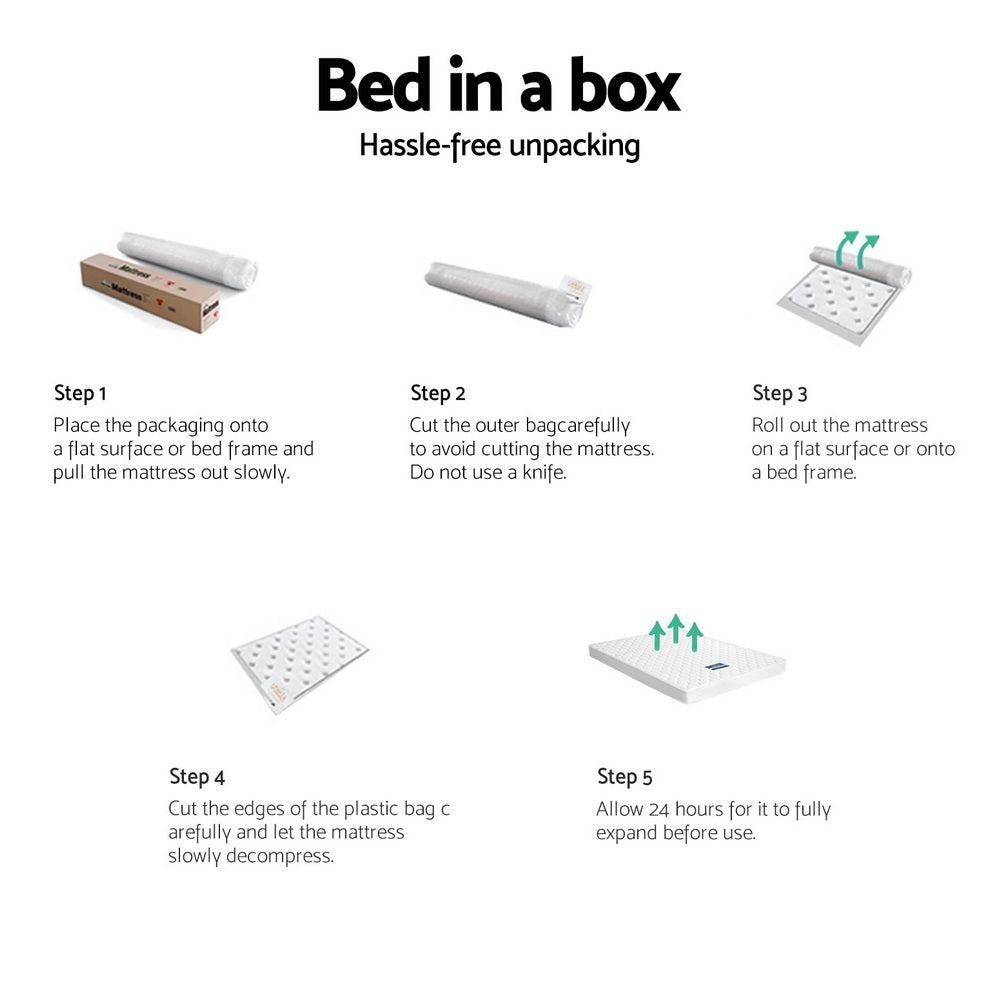 Giselle Bedding 13cm Mattress Tight Top Single Chez Guru