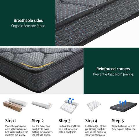 16cm Mattress Giselle Bonnell Spring King Single Chez Guru
