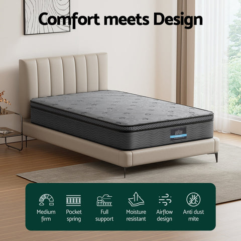 26cm Mattress Bed Giselle King Single Chez Guru