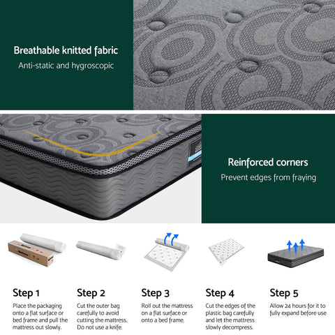 26cm Mattress Bed Giselle King Single Chez Guru
