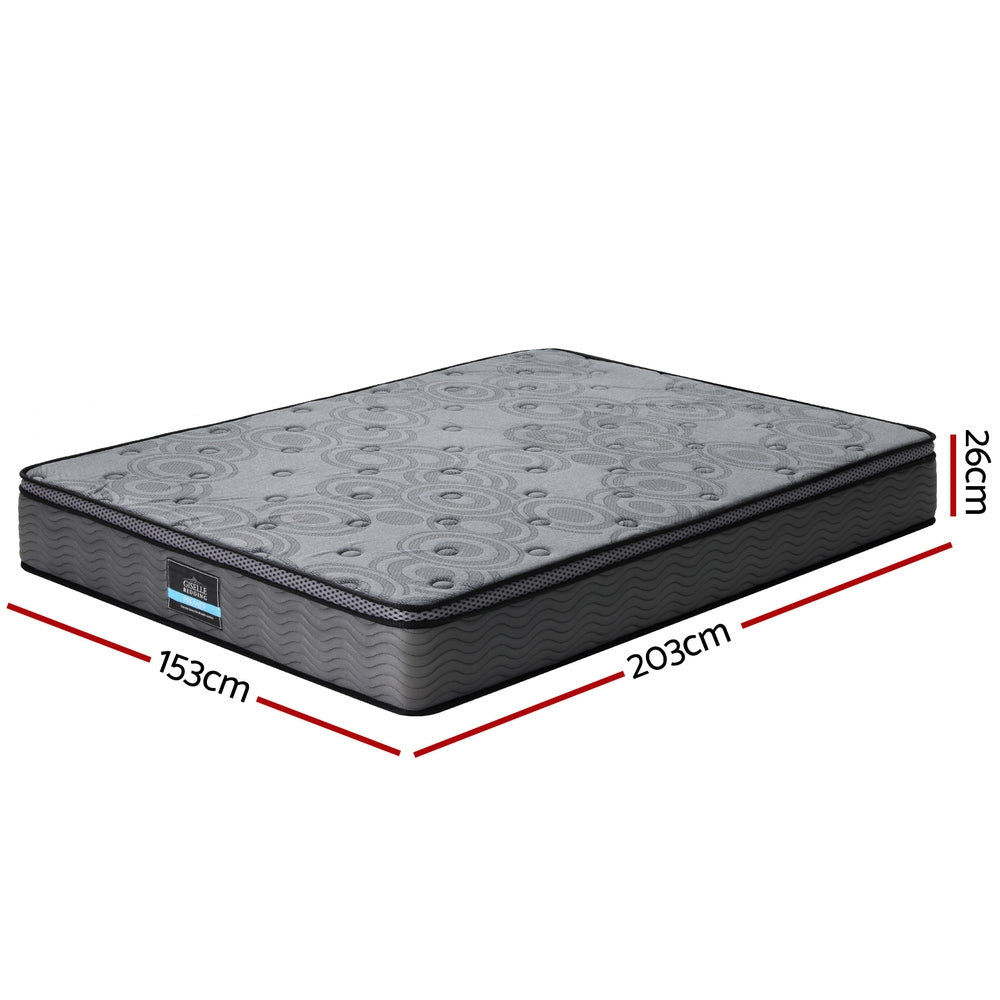 26cm Mattress Bed Giselle Queen Chez Guru