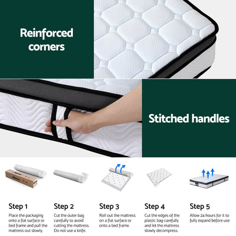 Giselle Mattress Cool Gel Foam 25cm Single Chez Guru
