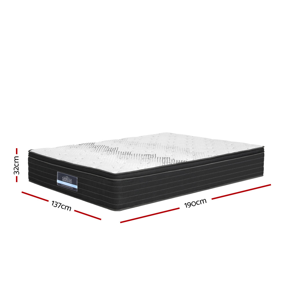 Giselle Bedding 32cm Mattress Extra Firm Double Chez Guru