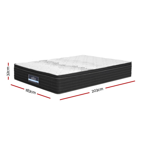 Giselle Bedding 32cm Mattress Extra Firm King Chez Guru