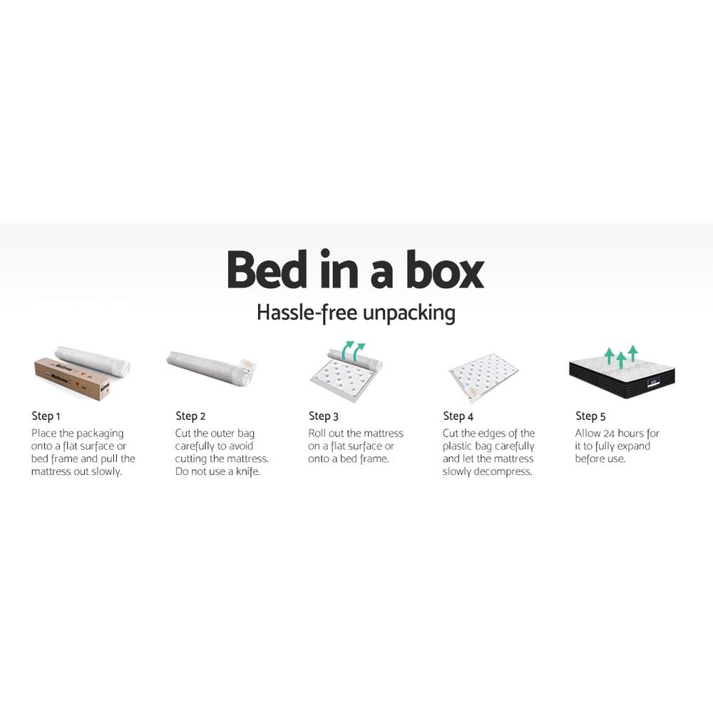Giselle Bedding 32cm Mattress Extra Firm King Chez Guru