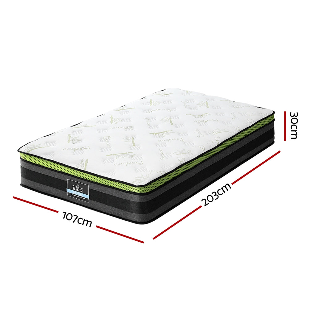 Giselle Mattress Cool Gel Foam 30cm King Single Chez Guru