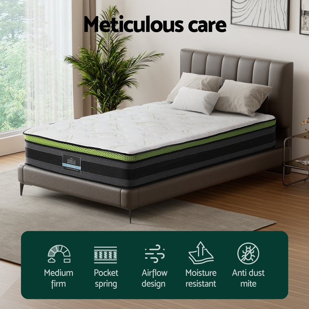 Giselle Mattress Cool Gel Foam 30cm King Single Chez Guru
