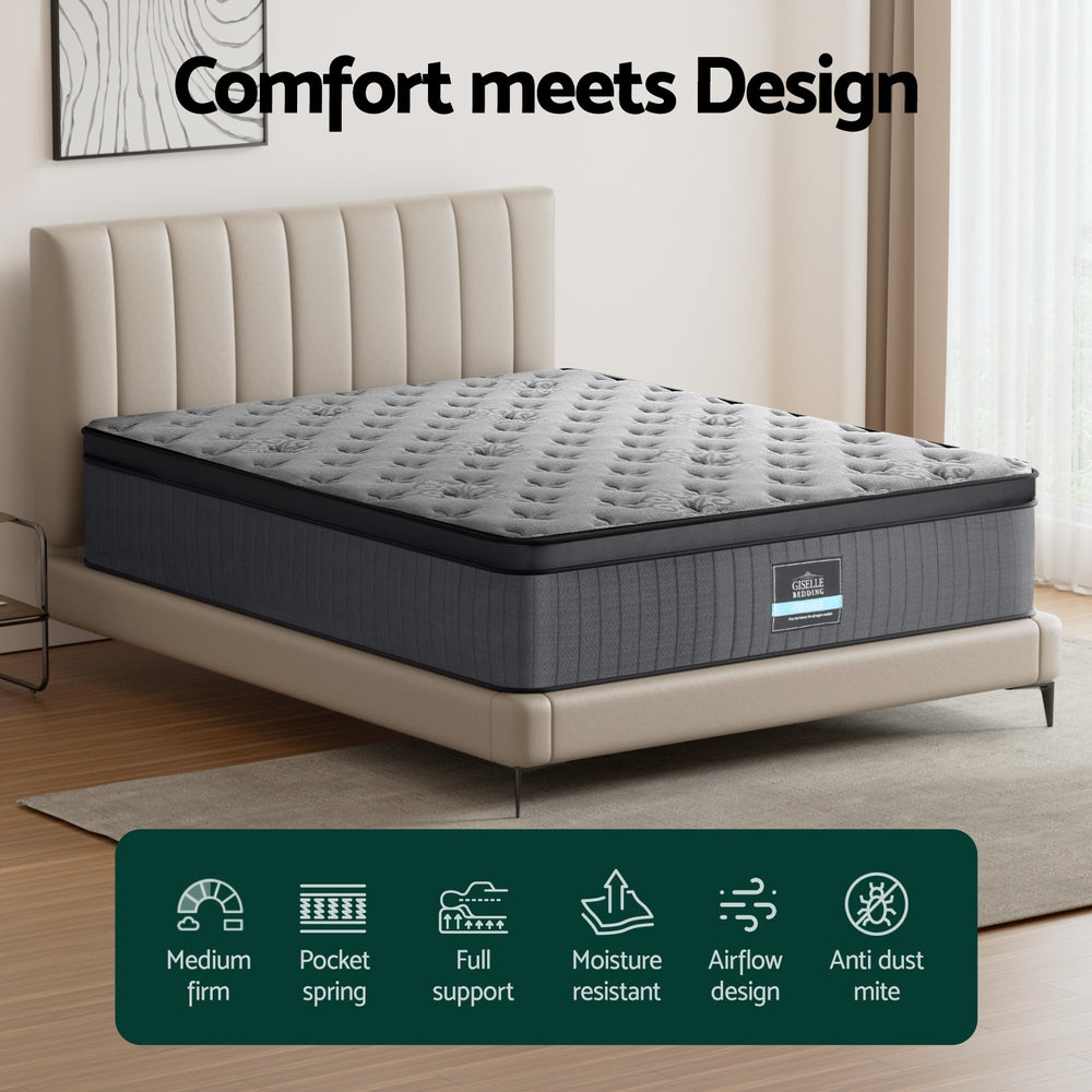 Bed Mattress Giselle 34cm Double Chez Guru
