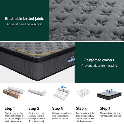 Bed Mattress Giselle 34cm Double Chez Guru