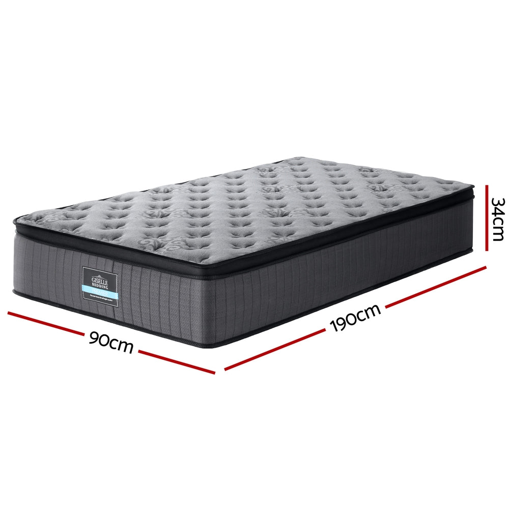 Bed Mattress Giselle 34cm Single Chez Guru