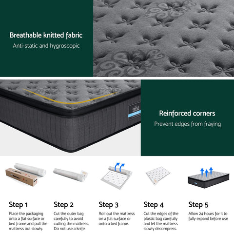 Bed Mattress Giselle 34cm Single Chez Guru