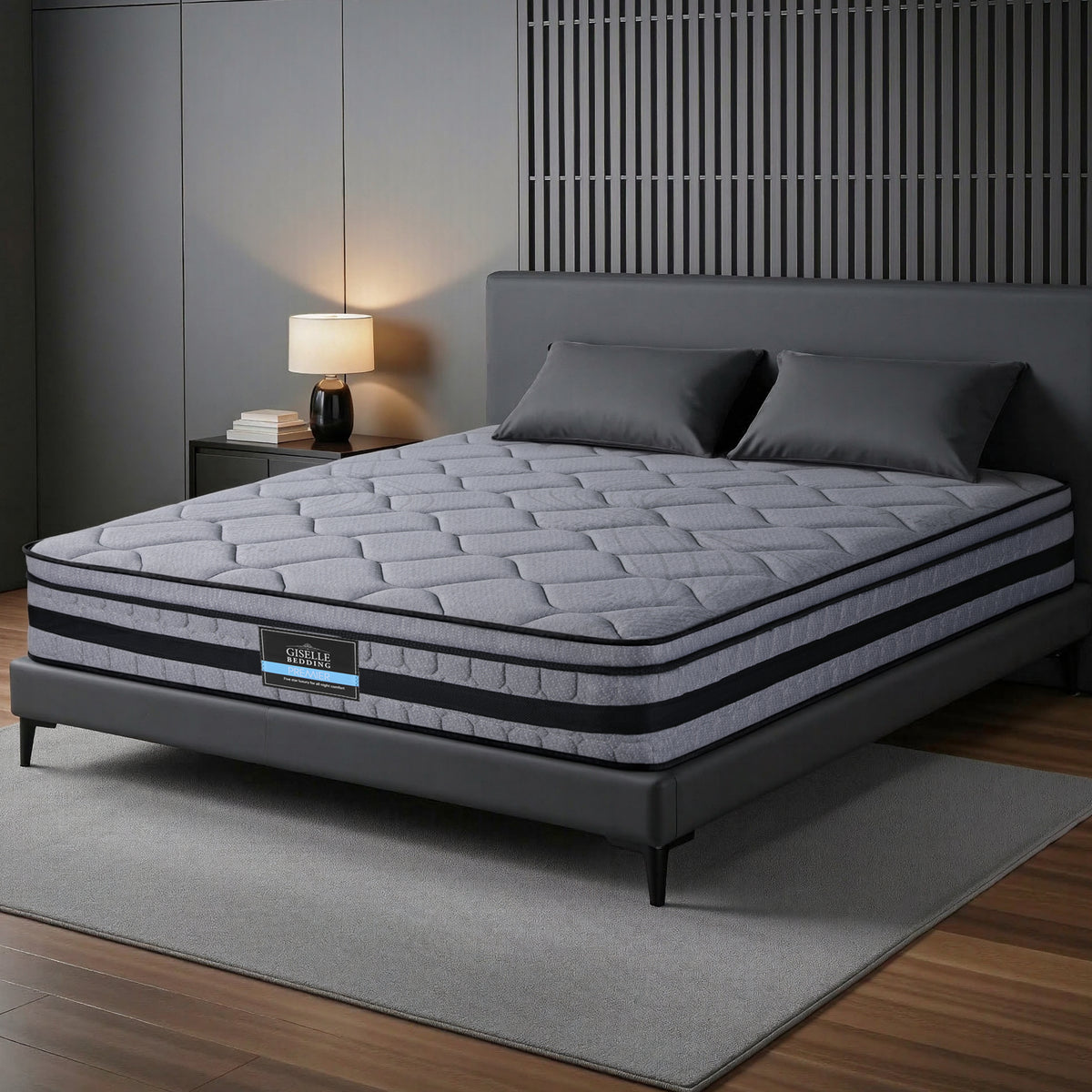 Giselle Bedding 34cm King Mattress Hybrid, Pocket Spring Bed Mattress
