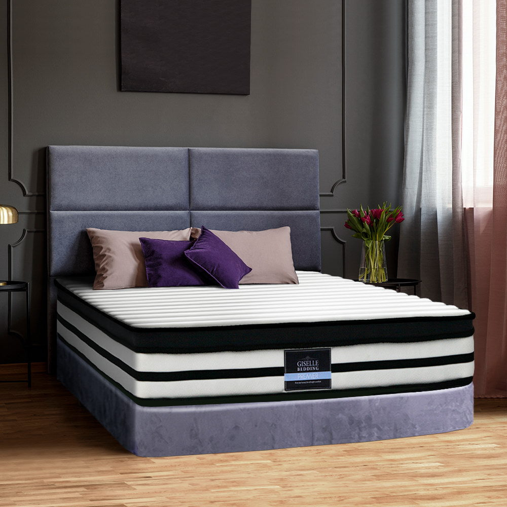 Giselle Bedding 27cm Mattress Euro Top King Chez Guru